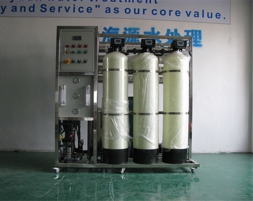 자동 1000L/시간 RO 급수정화 플랜트 220-400V PLC