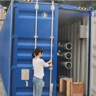 컨테이너형 이동성 수분 처리 시스템 대 외이피먼트 회사는 물처리 시스템을 컨테이너이스드