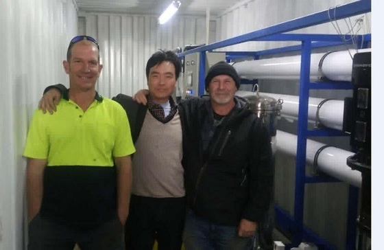 컨테이너형 이동성 수분 처리 시스템 대 외이피먼트 회사는 물처리 시스템을 컨테이너이스드