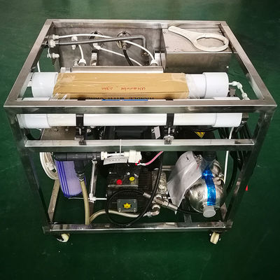 1000LPD 바닷물 RO 식물 역삼투 시스템 50HZ 8% 회복율
