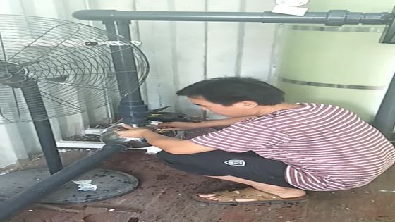 FRP 컨테이너에 실린 물처리 공장, 바닷물 염분제거 기계
