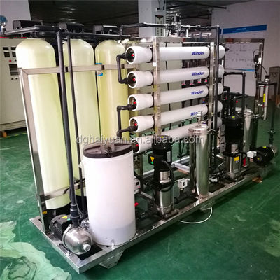 UPVC 압력관을 가진 상업적인 역삼투 RO 식물 500 LPH
