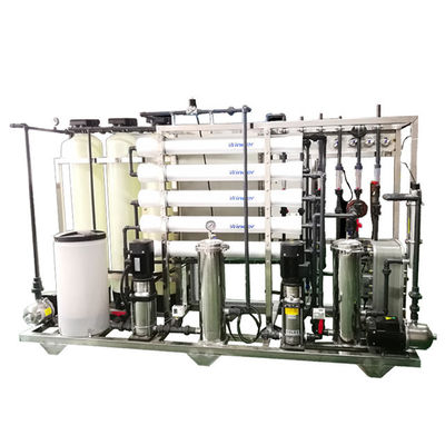 UPVC 압력관을 가진 상업적인 역삼투 RO 식물 500 LPH