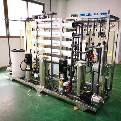 UPVC 압력관을 가진 상업적인 역삼투 RO 식물 500 LPH