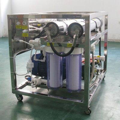 4KW 염수 RO 식물, 280KG 바닷물 처리 시스템