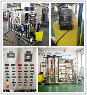 1000PPM 산업 역삼투 급수 시스템, 탈이온수 장비