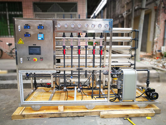 PLC EDI 식물 수처리, CNP 펌프 EDI는 급수 시스템을 순화했습니다