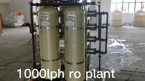 500L/H 자동 역삼투압 RO 플랜트