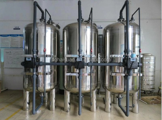 2500L/H 탄소강 스테인리스강 활성탄 석영 모래 필터